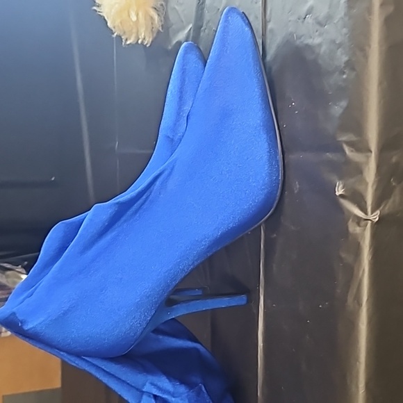 #heelswithleggings #pants#heels electric blue 💙 size 9 - Picture 4 of 8